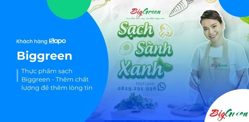 Thực phẩm sạch BigGreen -  Thêm chất lượng để thêm lòng tin
