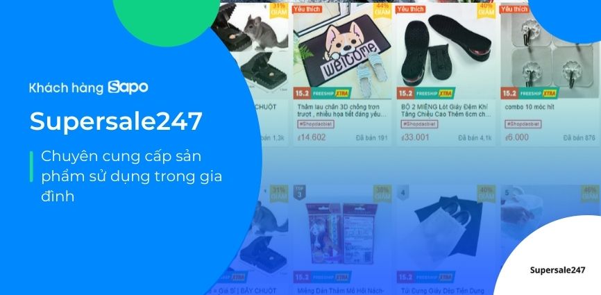 Supersale247 chuyên cung cấp sản phẩm sử dụng trong gia đình 