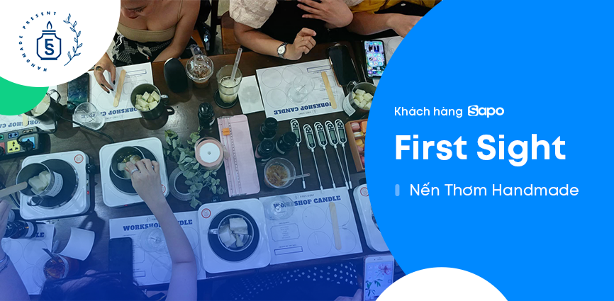 Nến thơm Handmade First Sight - Gói chút yêu thương