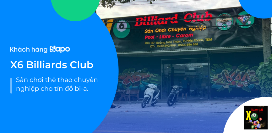 X6 Billiards Club - Sân chơi thể thao chuyên nghiệp cho tín đồ bi-a.