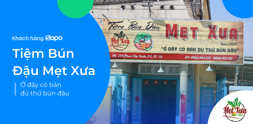 Bún đậu Mẹt Xưa - Ở đây có bán đủ thứ bún đậu