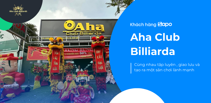 Aha Club Billiard - Địa điểm giao lưu dành cho các cơ thủ