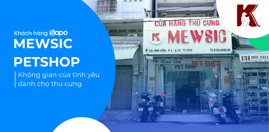 Mewsic Pet Shop - chuyên cung cấp các sản phẩm dành riêng cho chó mèo