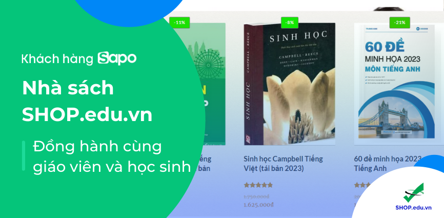 Nhà sách SHOP.edu.vn - Đồng hành cùng giáo viên và học sinh