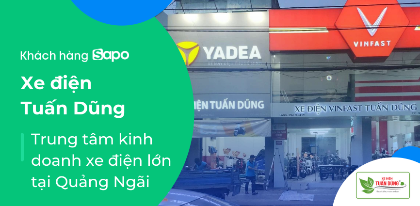 Xe điện Tuấn Dũng - Trung tâm kinh doanh xe điện lớn tại Quảng Ngãi