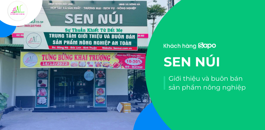 Hợp tác xã sản xuất Thương Mại Dịch Vụ Nông Nghiệp Sen Núi
