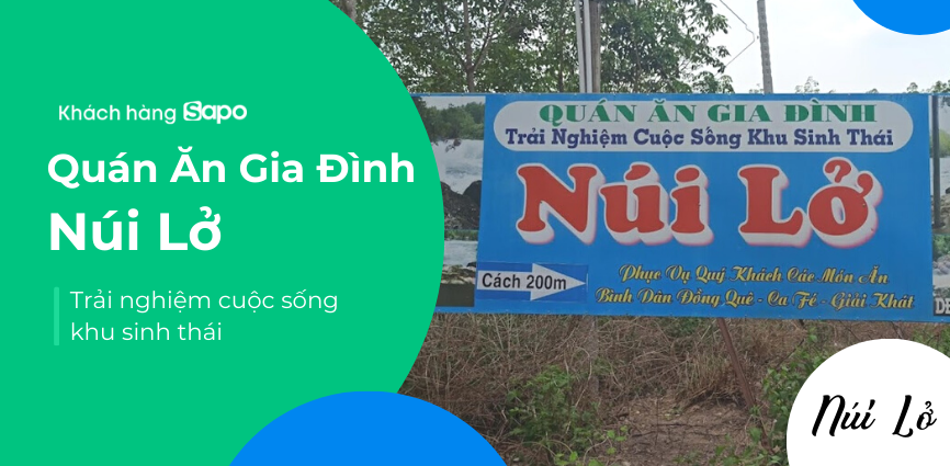 Quán ăn gia đình Núi Lở - Trải nghiệm cuộc sống khu sinh thái