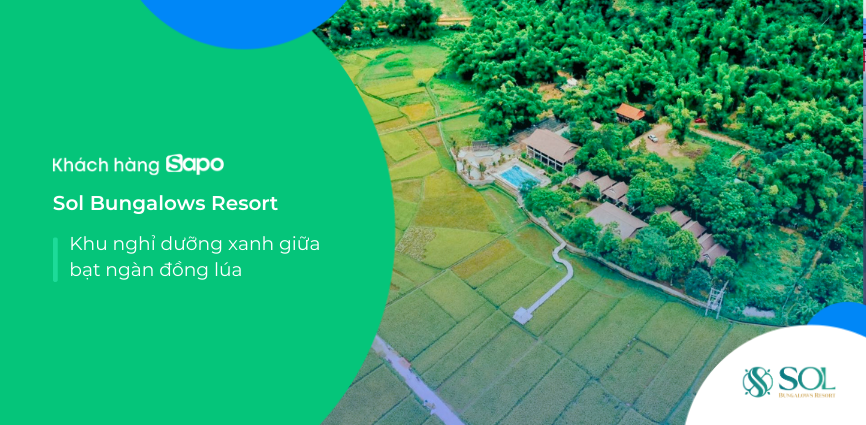Sol Bungalows Resort - Khu nghỉ dưỡng xanh giữa bạt ngàn đồng lúa