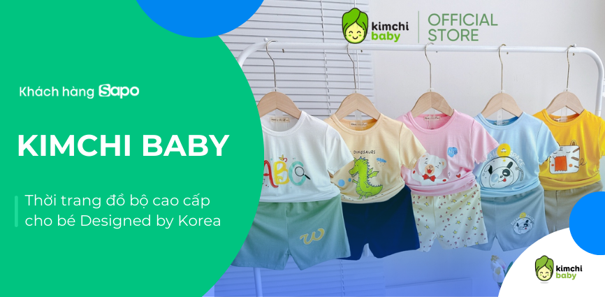 Kimchi Baby - Thời trang đồ bộ cao cấp cho bé Designed by Korea