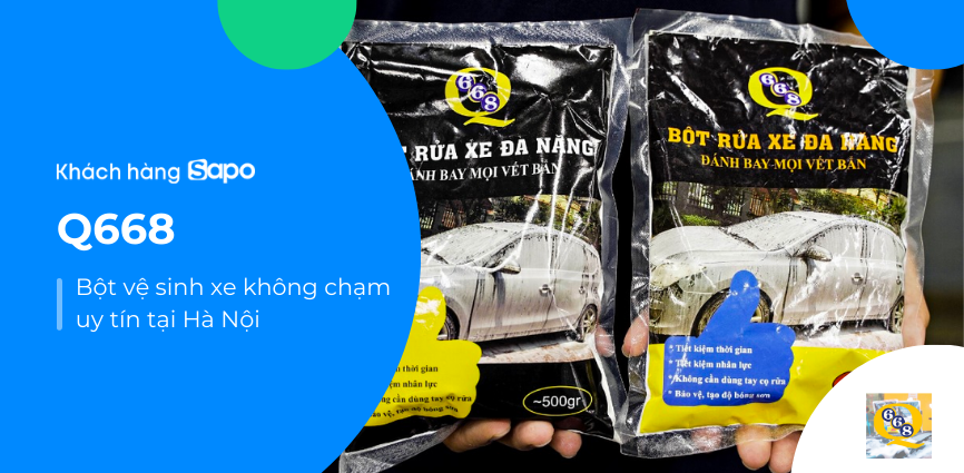 Q668 - Bột vệ sinh xe không chạm uy tín