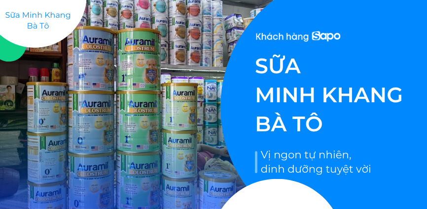 Sữa Minh Khang Bà Tô - Vị ngon tự nhiên, dinh dưỡng tuyệt vời