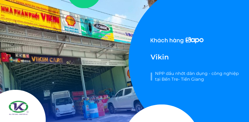 Vikin - NPP dầu nhớt dân dụng - công nghiệp tại Bến Tre- Tiền Giang