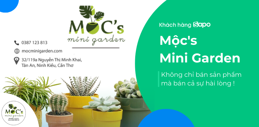 Mộc’s Mini Garden - Không chỉ bán sản phẩm mà bán cả sự hài lòng.