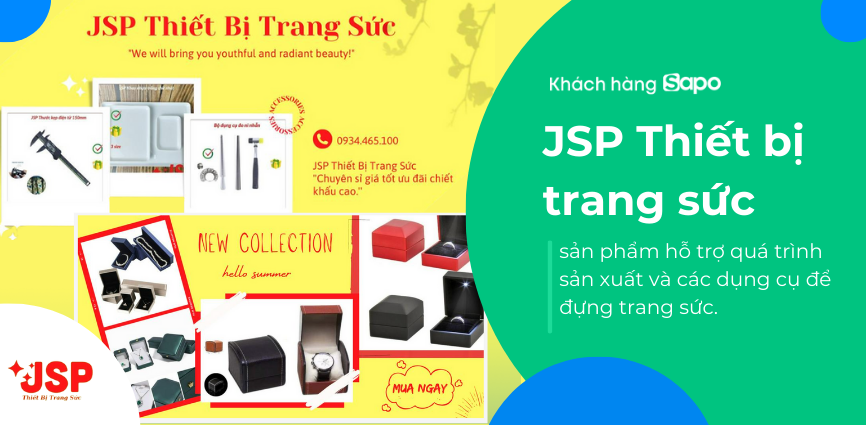 JSP Thiết bị trang sức - Sản phẩm hỗ trợ quá trình sản xuất 