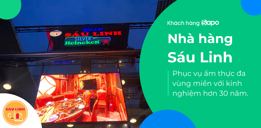 Nhà hàng Sáu Linh - Phục vụ ẩm thực đa vùng miền với kinh nghiệm hơn 30 năm. 