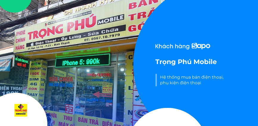 Trọng Phú Mobile - Hệ thống mua bán điện thoại, phụ kiện điện thoại