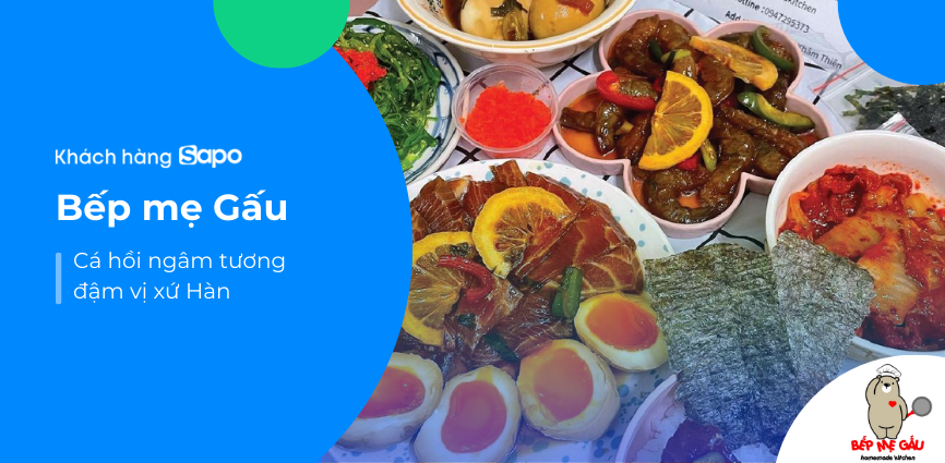 Bếp mẹ Gấu - Cá hồi ngâm tương đậm vị xứ Hàn