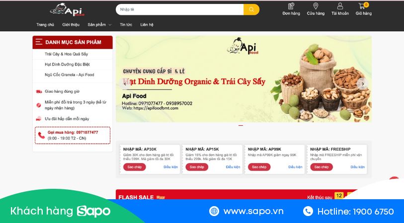 Api Food - Thế Giới Hạt Dinh Dưỡng Organic Và Hoa Quả Sấy