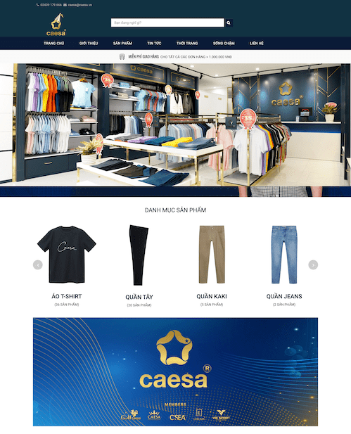 Thời trang xuất khẩu CAESA
