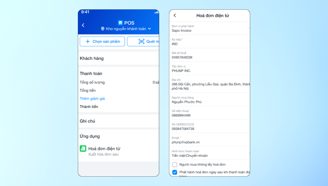 Tối ưu trải nghiệm bán hàng tại quầy với bộ tính năng nâng cấp trên App mobile và máy tính tiền từ Sapo