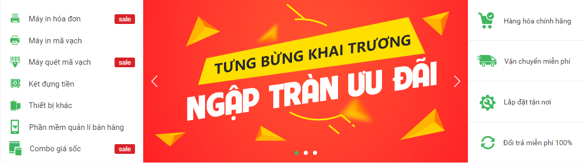 Cơ hội sở hữu máy in hóa đơn, máy quét mã vạch giá cực HOT