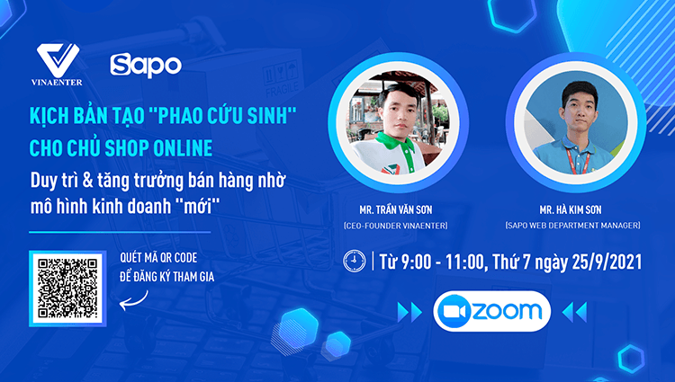 [Sự kiện online] Kịch bản tạo "phao cứu sinh" cho chủ shop online - Duy trì & tăng trưởng bán hàng nhờ mô hình kinh doanh "mới"