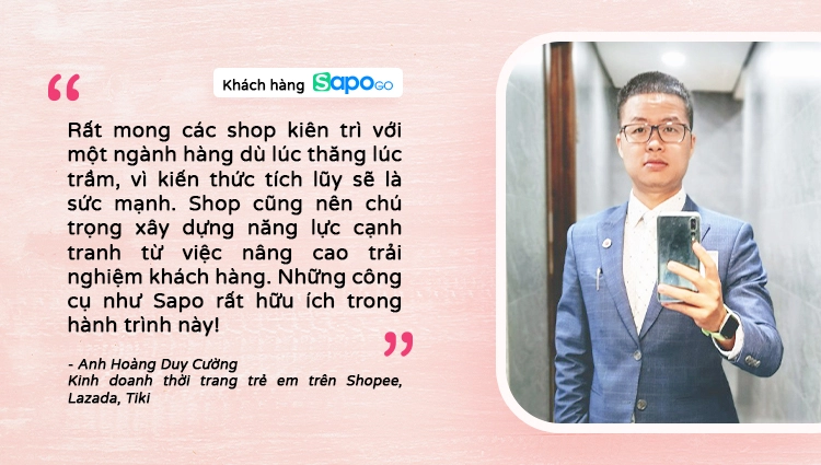 10.000 đơn hàng trên Sapo GO một tháng - đâu là bí quyết của tôi?