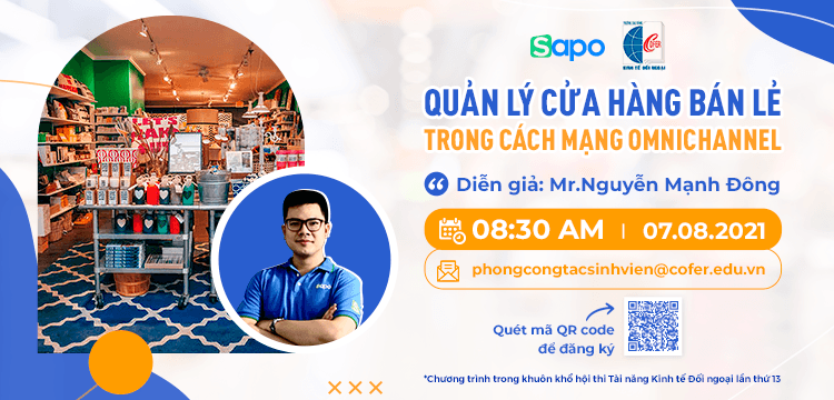 Sapo tổ chức workshop "Quản lý cửa hàng bán lẻ trong cách mạng Omnichannel" dành cho các bạn sinh viên trường Cao đẳng Kinh tế Đối ngoại