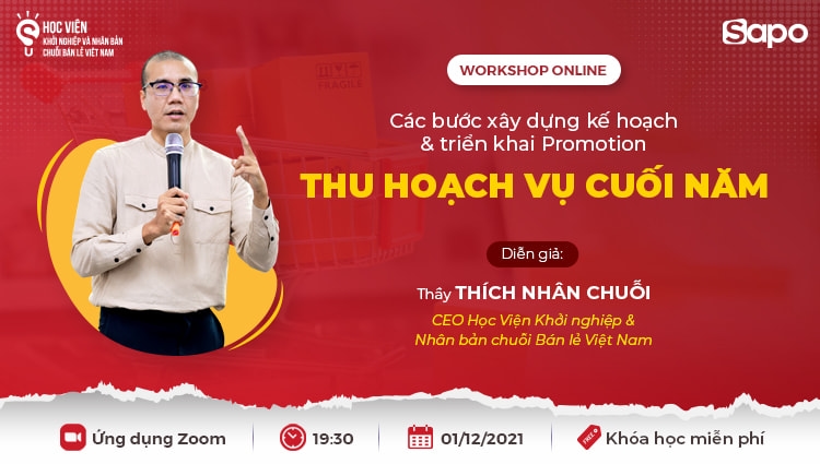 Workshop Online free : Các bước xây dựng kế hoạch và triển khai Promotion