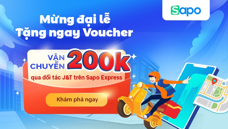 Mừng đại lễ: Tặng ngay voucher vận chuyển 200k qua đối tác J&T trên Sapo Express