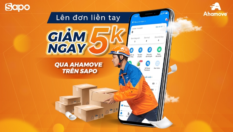 Lên đơn liền tay - Giảm ngay 5k khi giao hàng qua Ahamove trên Sapo 