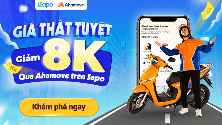 Giá thật tuyệt: Giảm ngay 8k qua Ahamove trên Sapo