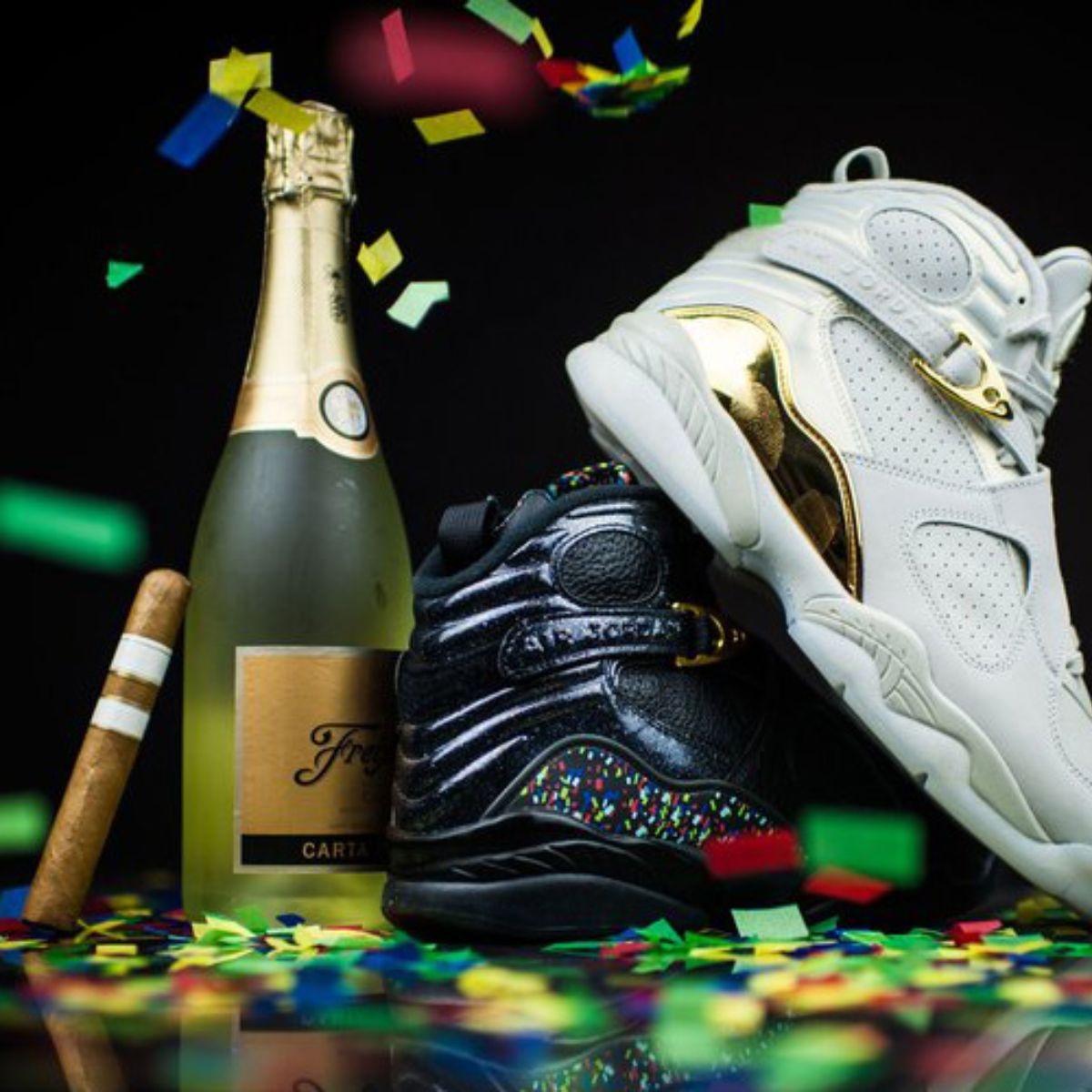 7 Cách nhận biết Jordan 8 ‘Champagne Cigar’ hàng FAKE