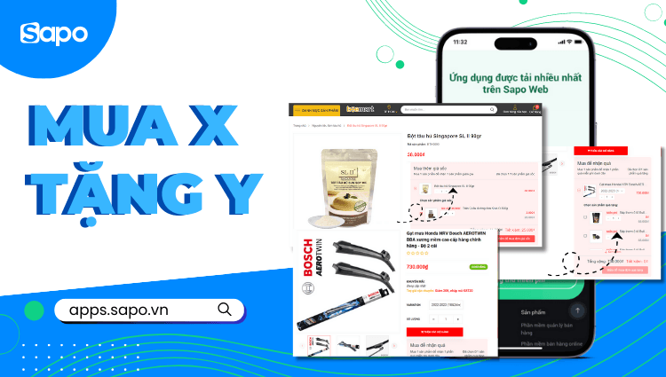 Giải quyết bài toán doanh thu cùng App Mua X Tặng Y