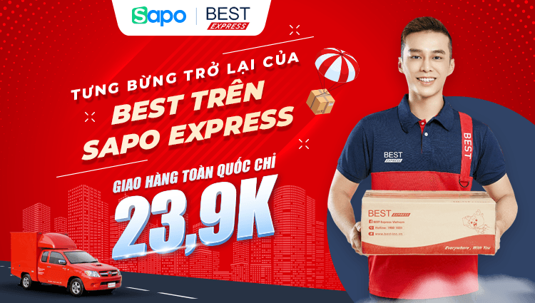 Giao hàng toàn quốc chỉ 23,9k - Tưng bừng trở lại của Best trên Sapo Express 