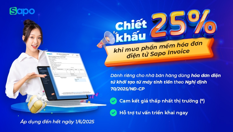 Sapo Invoice - Ưu Đãi Đặc Biệt!