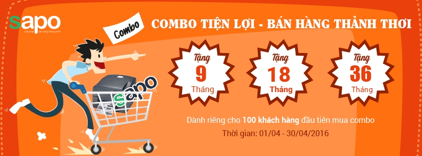 Khuyến mãi "Combo tiện lợi, bán hàng thảnh thơi"