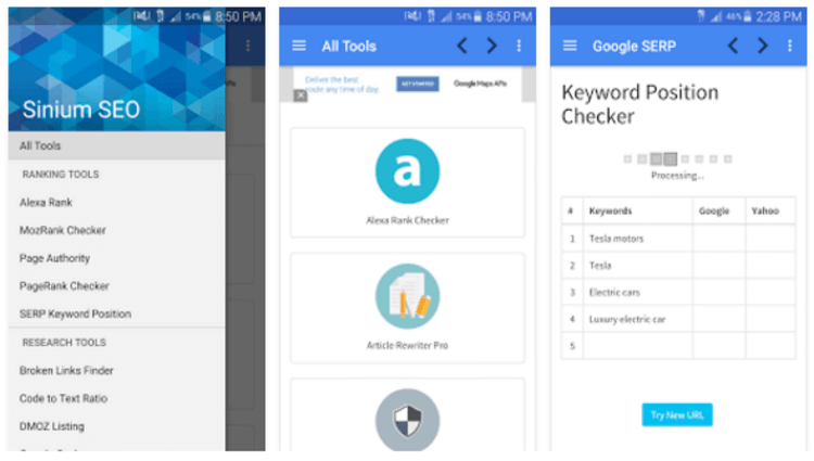 6 phần mềm SEO miễn phí trên Android (P2)