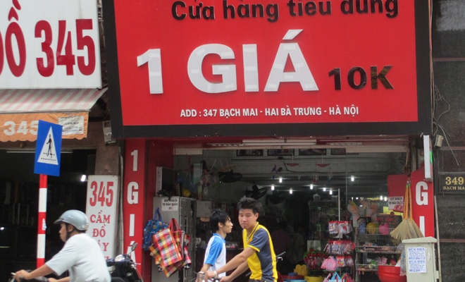 Bí kíp mở cửa hàng đồng giá, một giá online