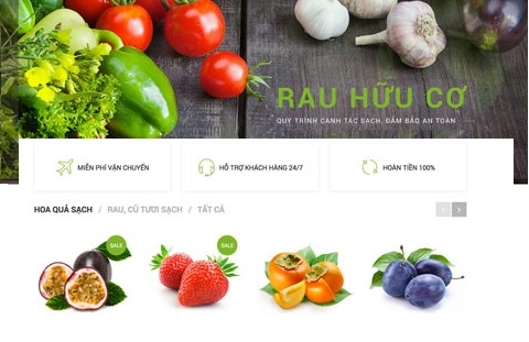 12 mẫu thiết kế website nhà hàng, thiết kế website thực phẩm đẹp nhất Sapo