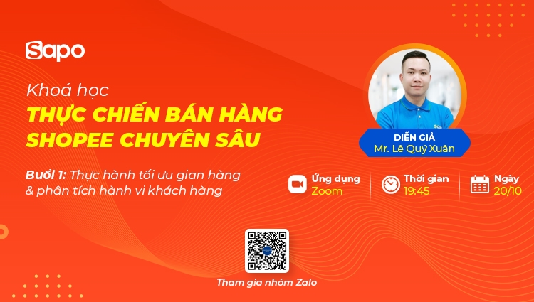 Hơn 200 học viên hào hứng tham gia Khóa học Thực chiến bán hàng Shopee chuyên sâu