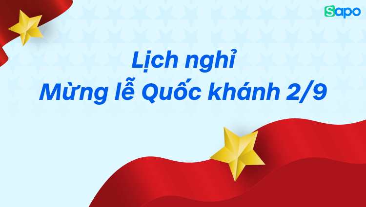 Sapo thông báo lịch nghỉ lễ Quốc Khánh 2-9-2023