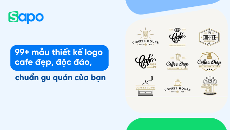 99+ mẫu thiết kế logo cafe đẹp, độc đáo, chuẩn gu quán của bạn