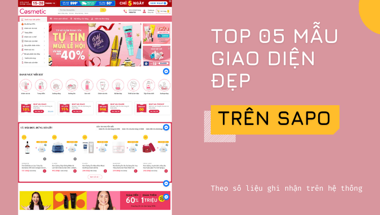 TOP 05 theme được yêu thích nhất 6 tháng đầu năm 2022 trên Sapo