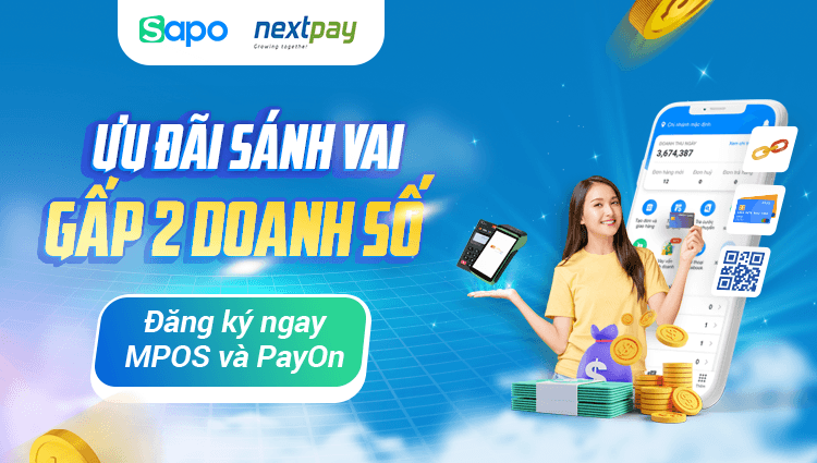 Tiện ích thanh toán sánh vai - Gấp 2 doanh số cho cửa hàng với giải pháp thanh toán mPOS và PayOn