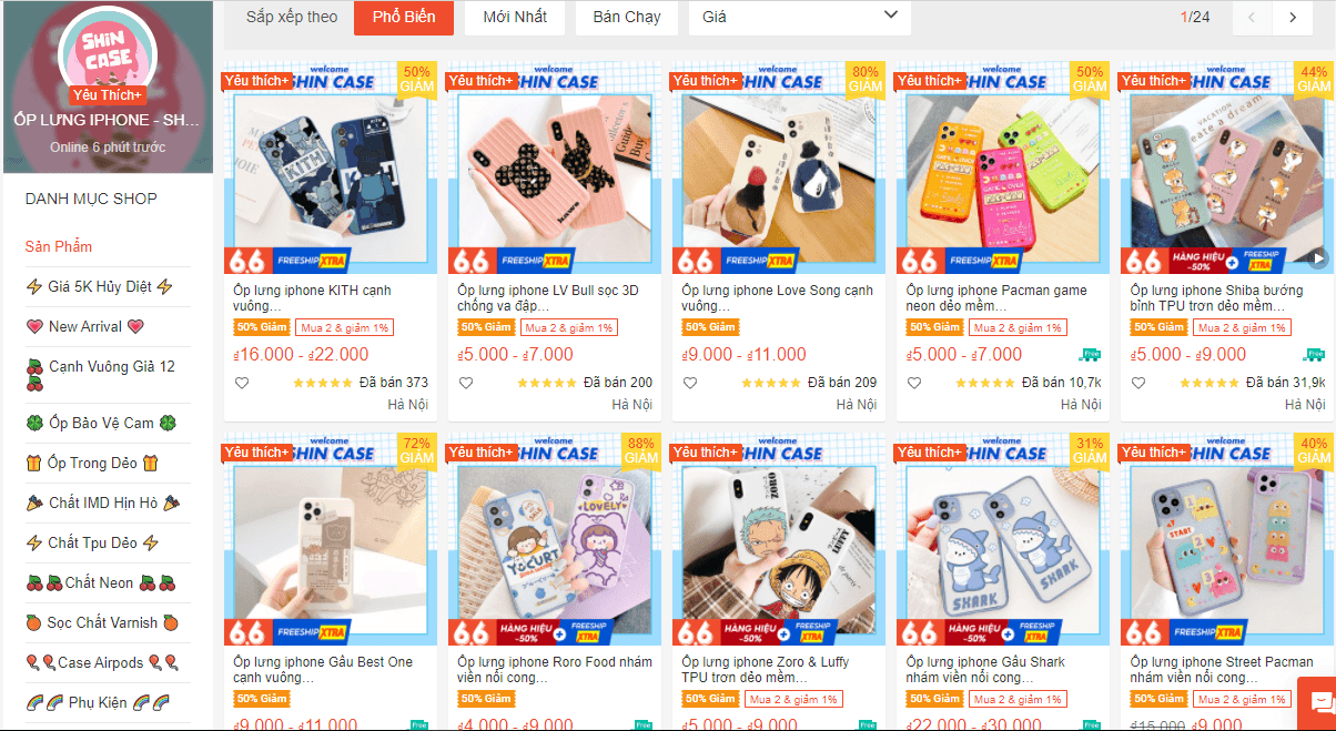 TOP 5 sản phẩm bán chạy trên Shopee 2024