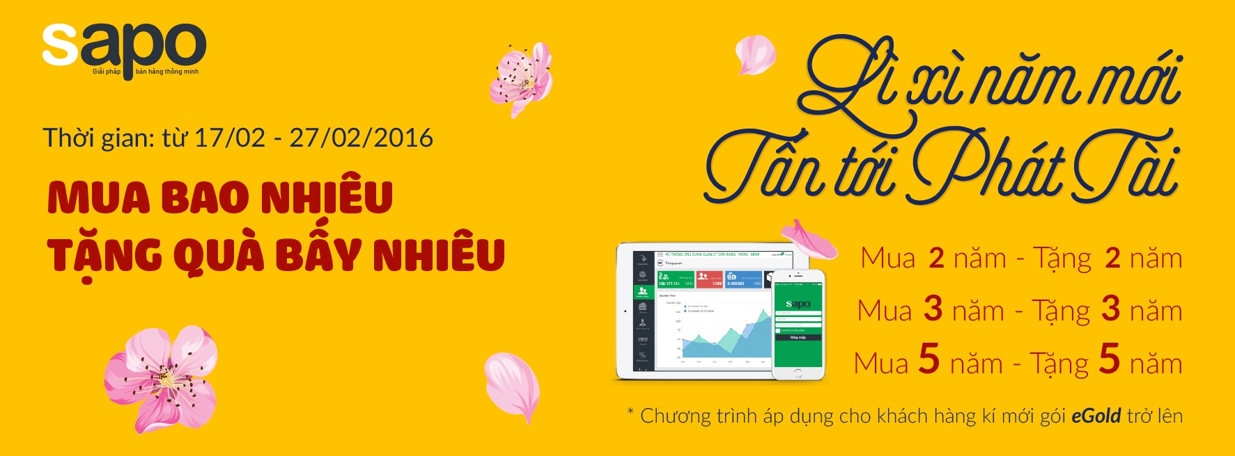 Lì xì năm mới – Tấn tới phát tài cùng Sapo