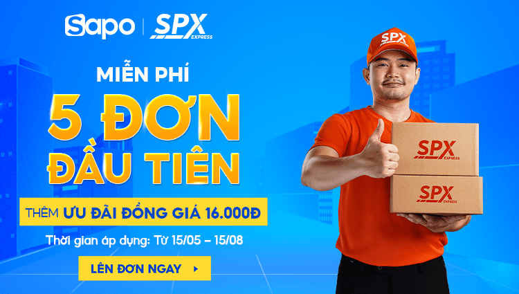 Miễn phí 5 đơn hàng + Ưu đãi đồng giá 16K cùng SPX trên Sapo Express