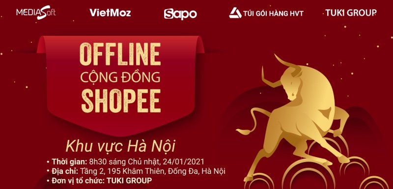 Offline "Gặp mặt cộng đồng kinh doanh Shopee tại Hà Nội"