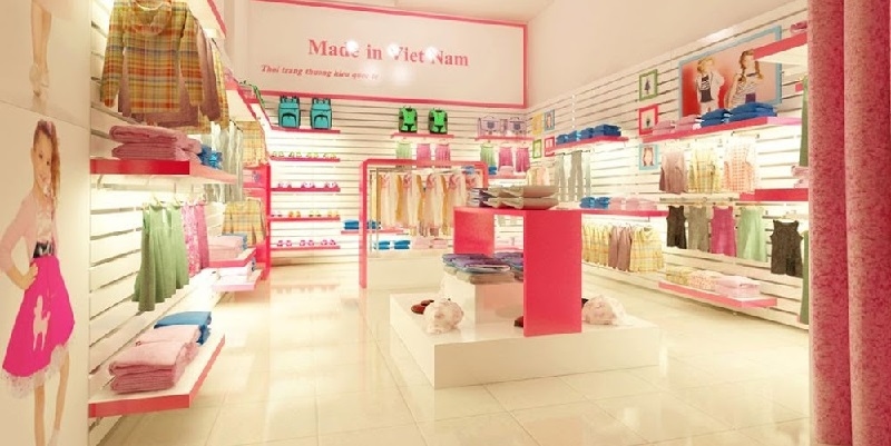 Học hỏi 6 phương pháp trang trí shop quần áo trẻ em hút khách